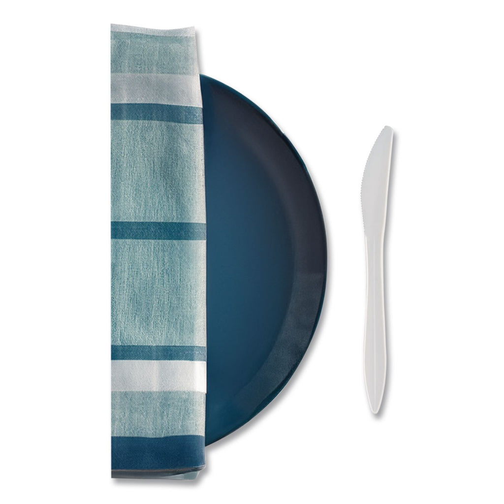Elegant Dinnerware Heavyweight Cutlery, Polystyrene, Knife, White, 500/Box