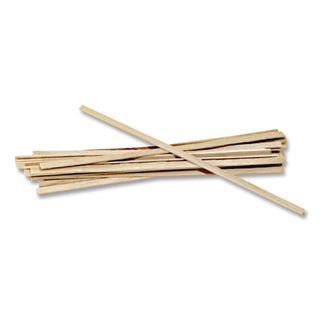 Wood Beverage Stirrers, 5.5", Natural, 1,000/Pack