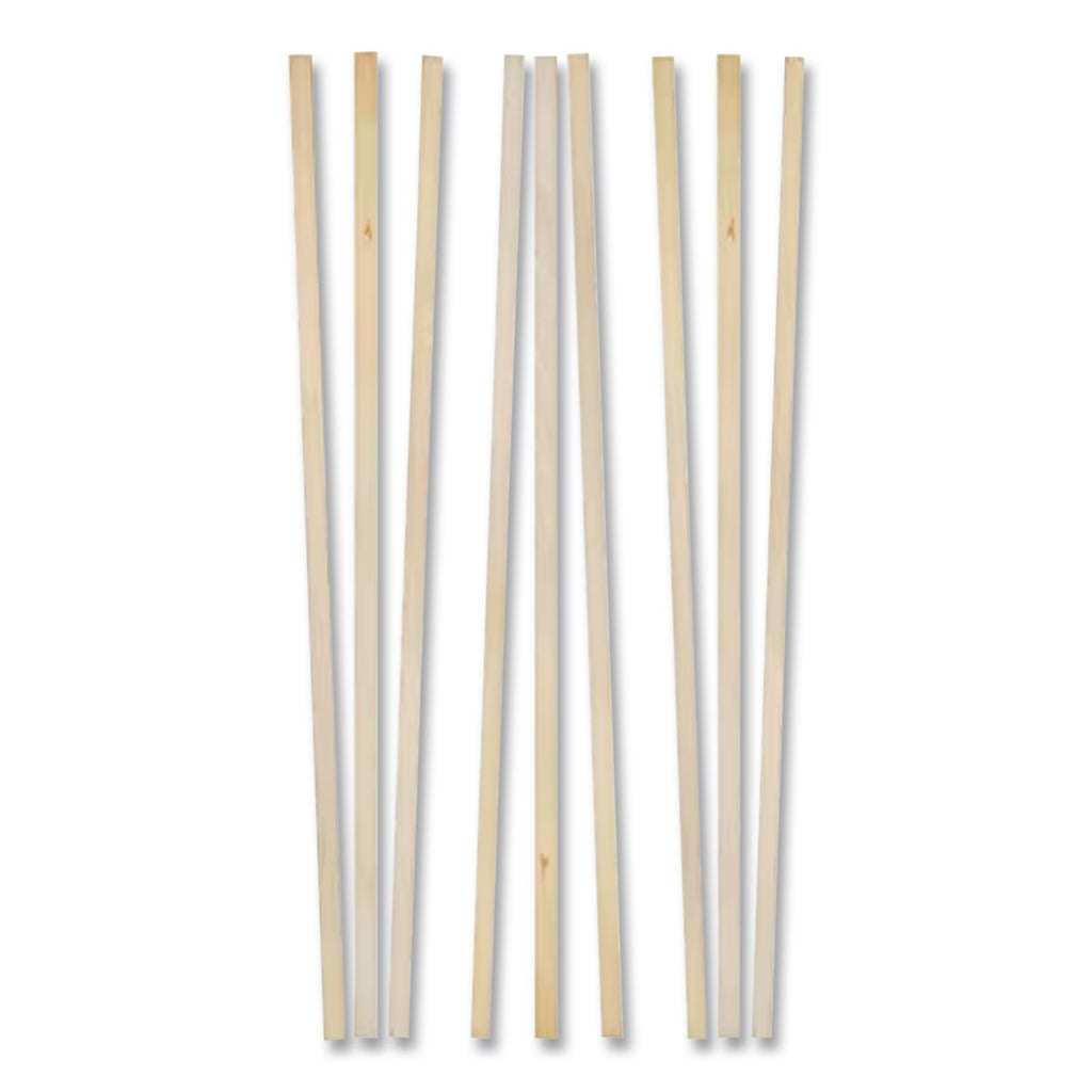 Wood Beverage Stirrers, 5.5", Natural, 1,000/Pack