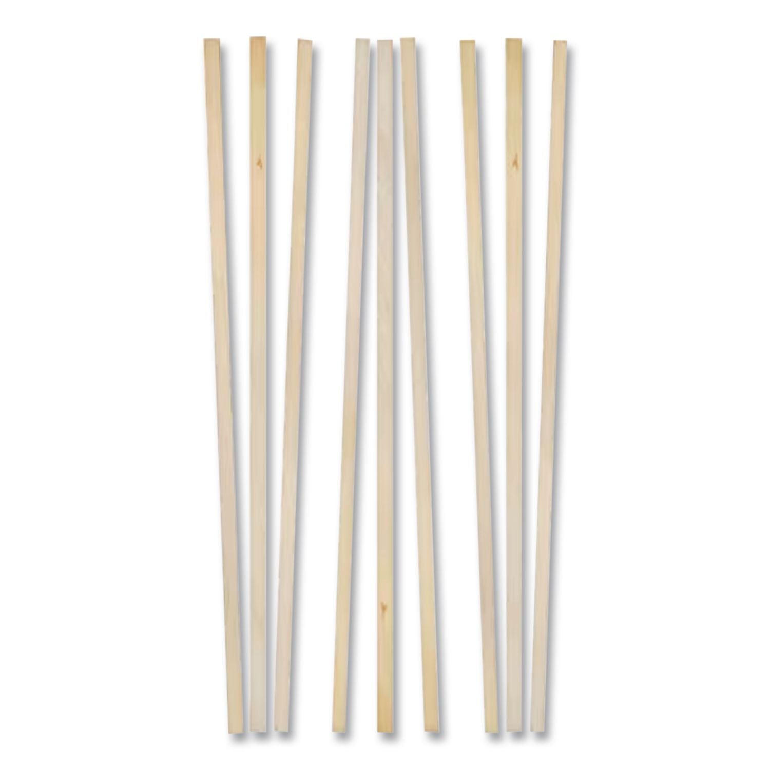 Wood Beverage Stirrers, 5.5", Natural, 1,000/Pack