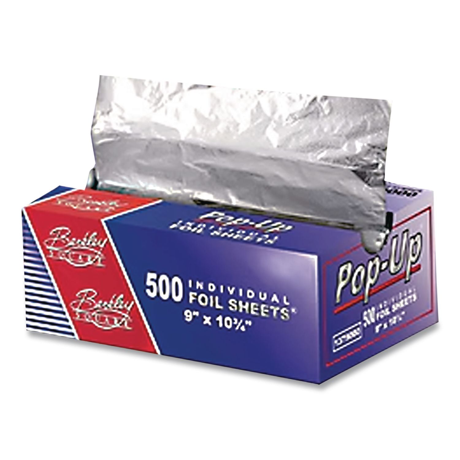 Pop-Up Aluminum Foil, 9 x 10.75, 500 Sheets/Pack, 6 Packs/Carton