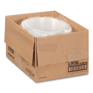 Caterline Dome Lids, 12" Diameter x 275"h, Clear, Plastic, 25/Carton