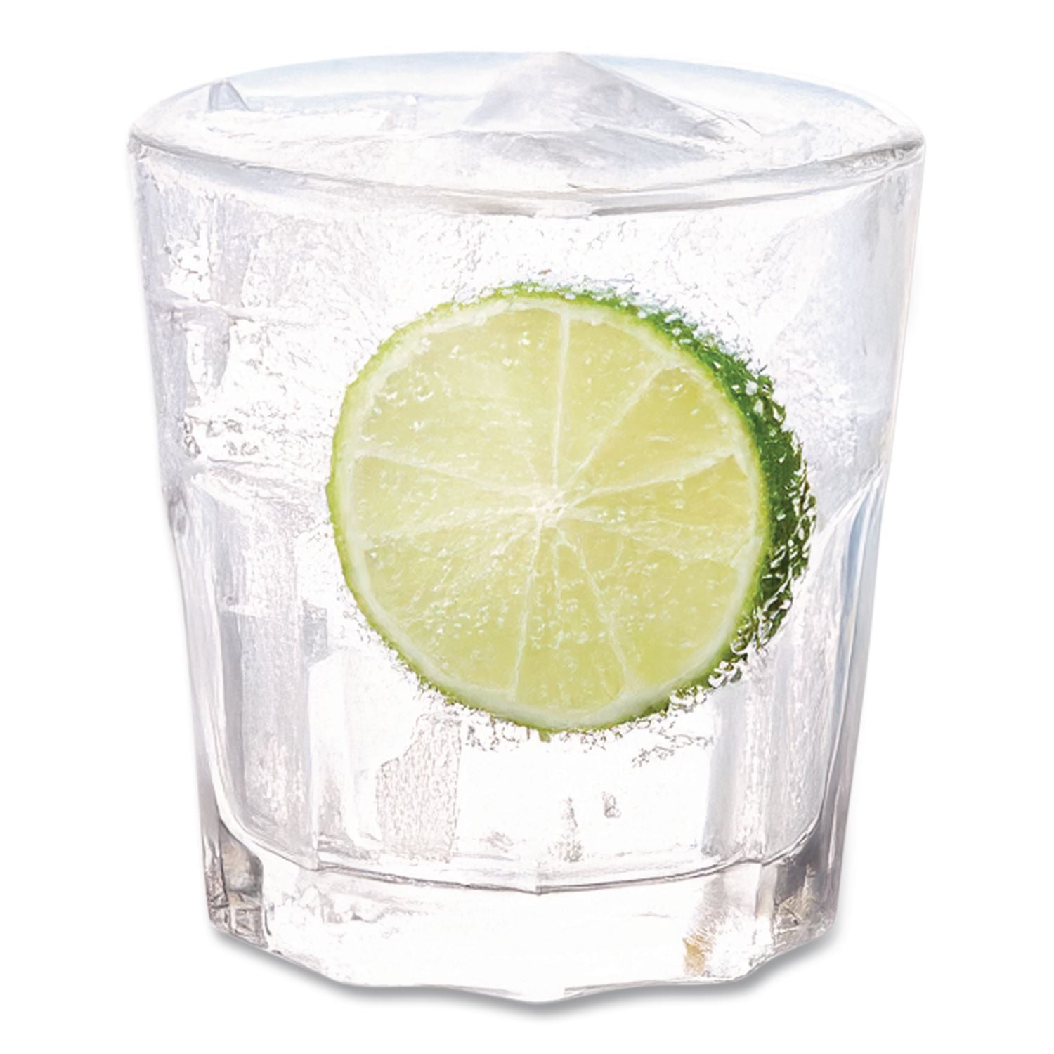 Classicware Tumblers, 9 oz, Plastic, Clear, Rocks Glass, 16/Bag, 15 Bag/Carton