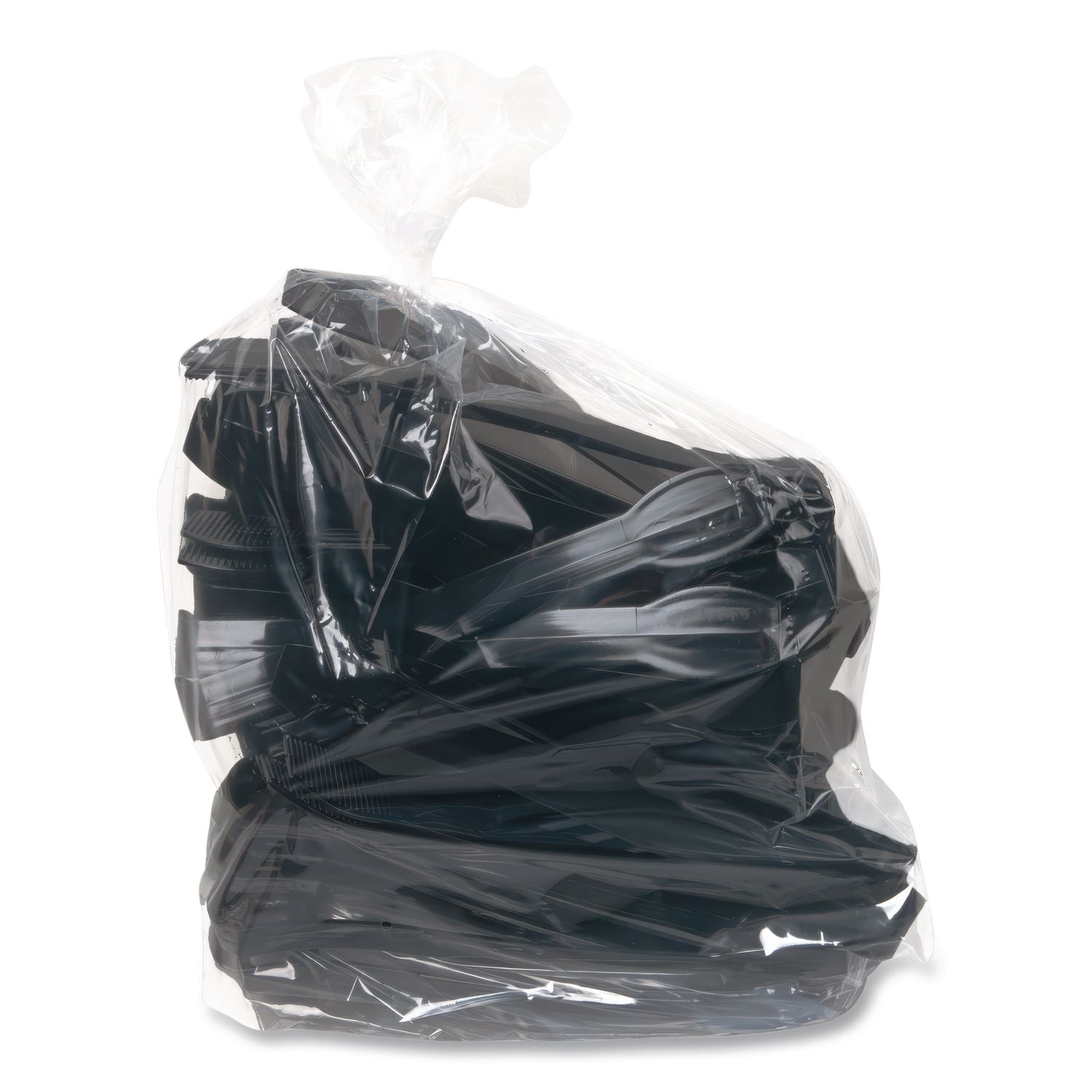 Plastic Tongs, 9 Inches, Black, 48/Case