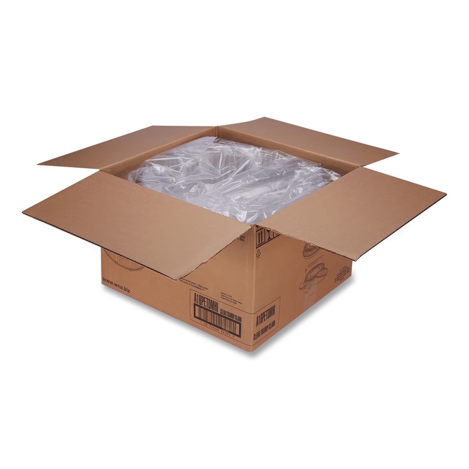 Caterline Dome Lids, 16" Diameter x 2.75"h, Clear, Plastic, 25/Carton