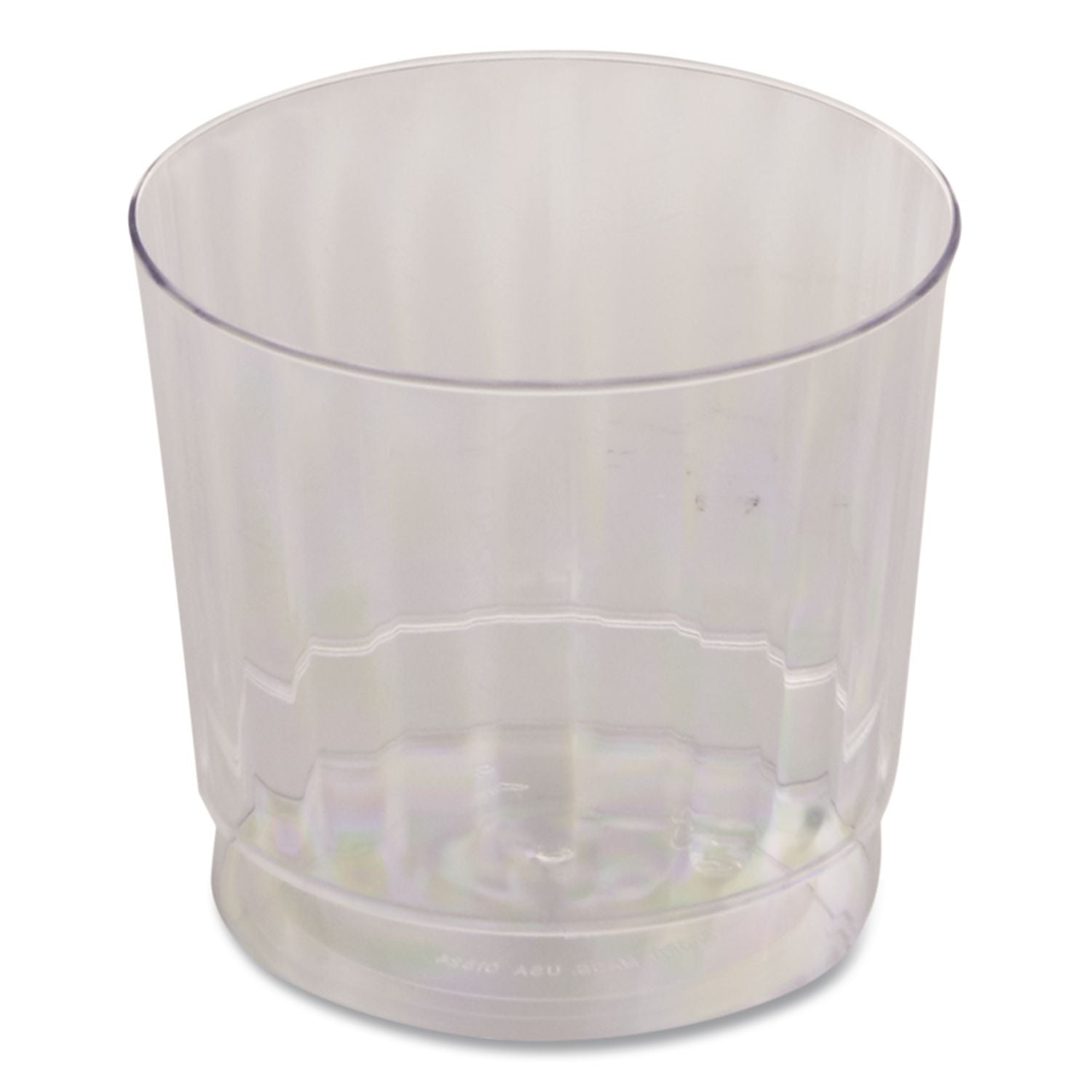 Classicware Tumblers, 9 oz, Plastic, Clear, Rocks Glass, 16/Bag, 15 Bag/Carton