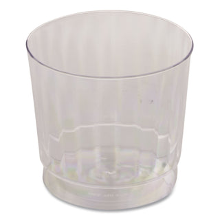 Classicware Tumblers, 9 oz, Plastic, Clear, Rocks Glass, 16/Bag, 15 Bag/Carton