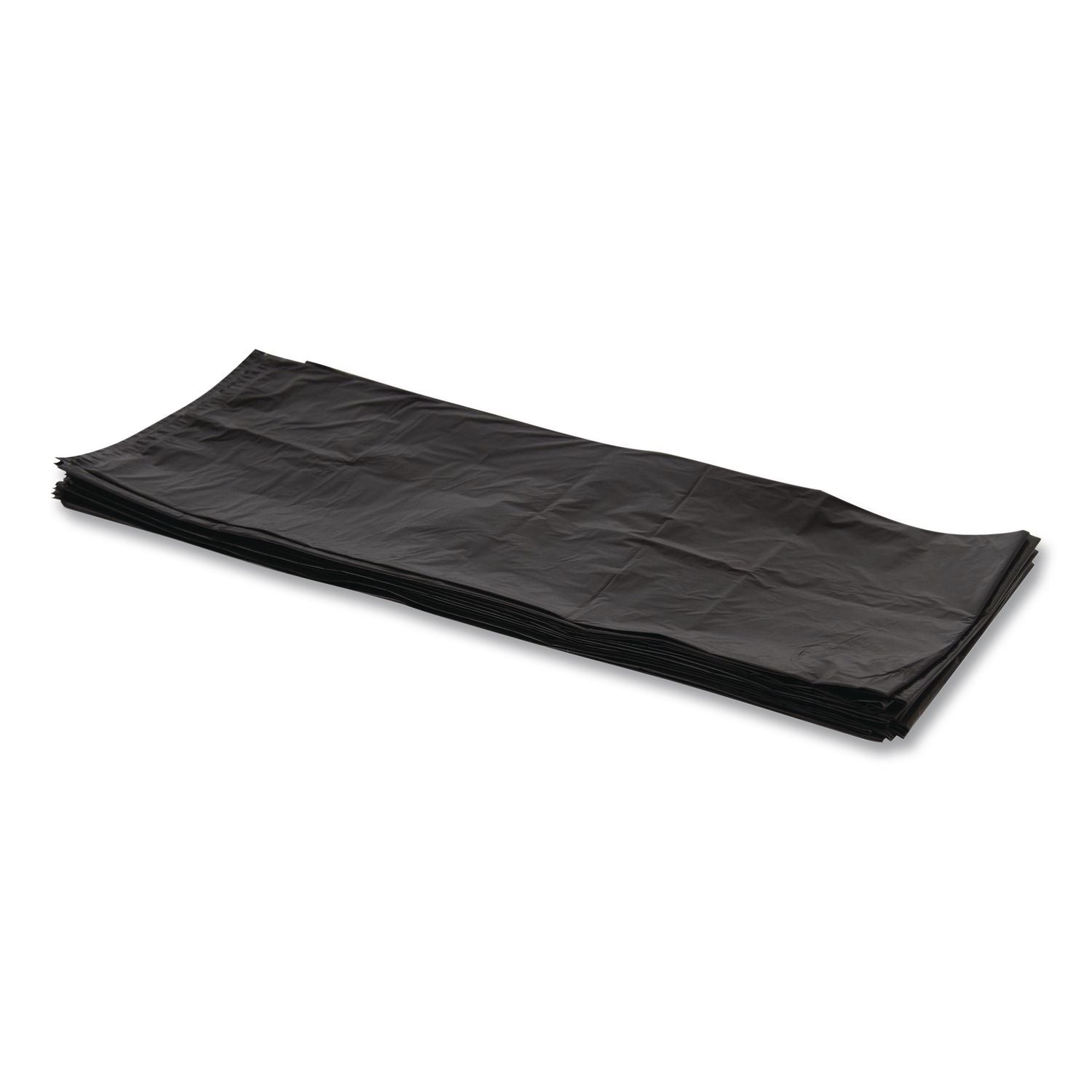 Low-Density Repro Can Liner, 60 gal, 1.5 mil, 38" x 58", Black, 100/Carton