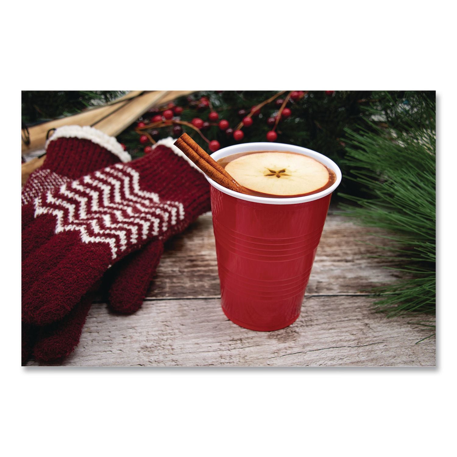 SOLO Party Plastic Cold Drink Cups, 16 oz, Red, 50/Bag, 20 Bags/Carton
