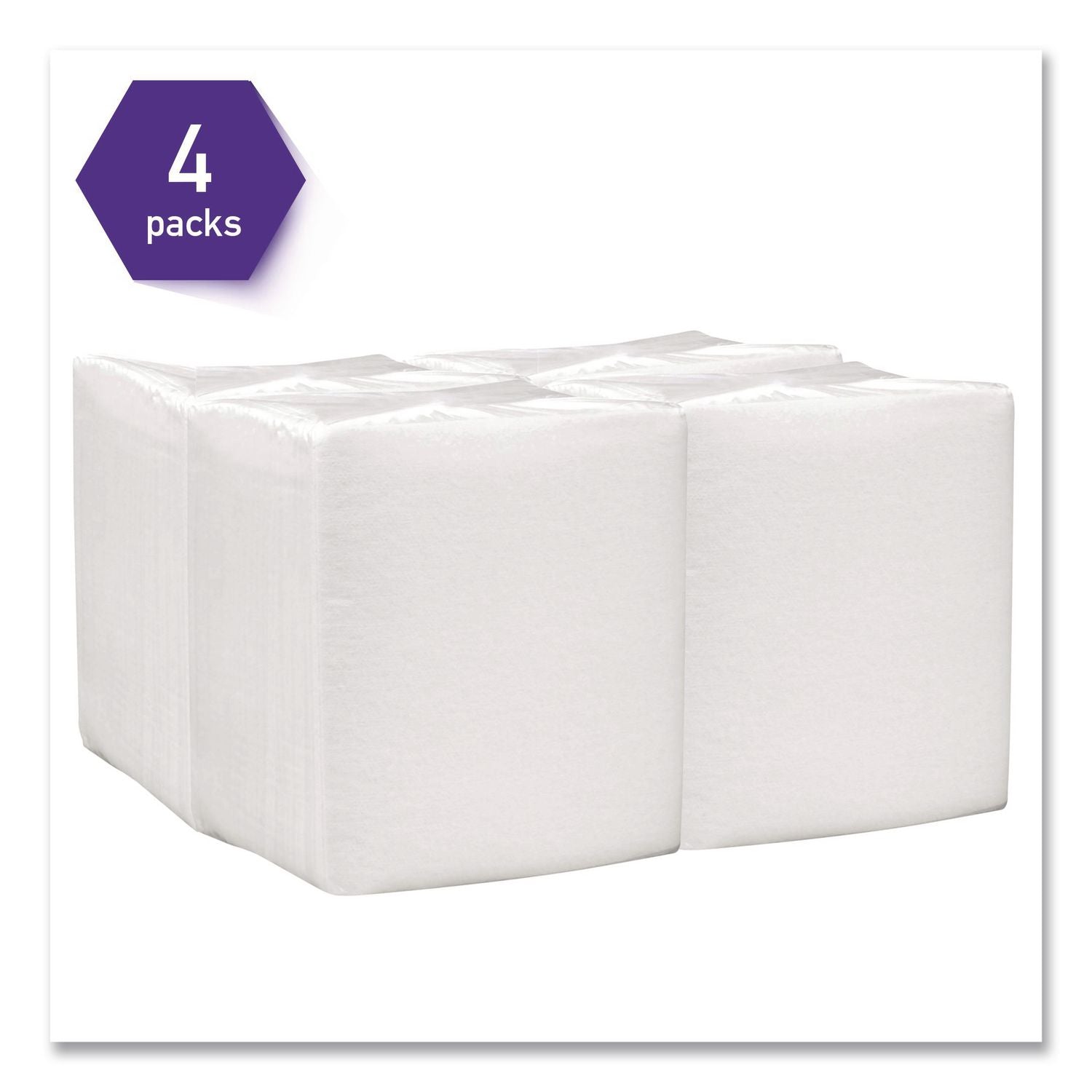 SCOTTPURE Wipers, 1/4 Fold, 12 x 15, White, 100/Box, 4/Carton