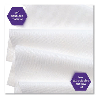 SCOTTPURE Wipers, 1/4 Fold, 12 x 15, White, 100/Box, 4/Carton