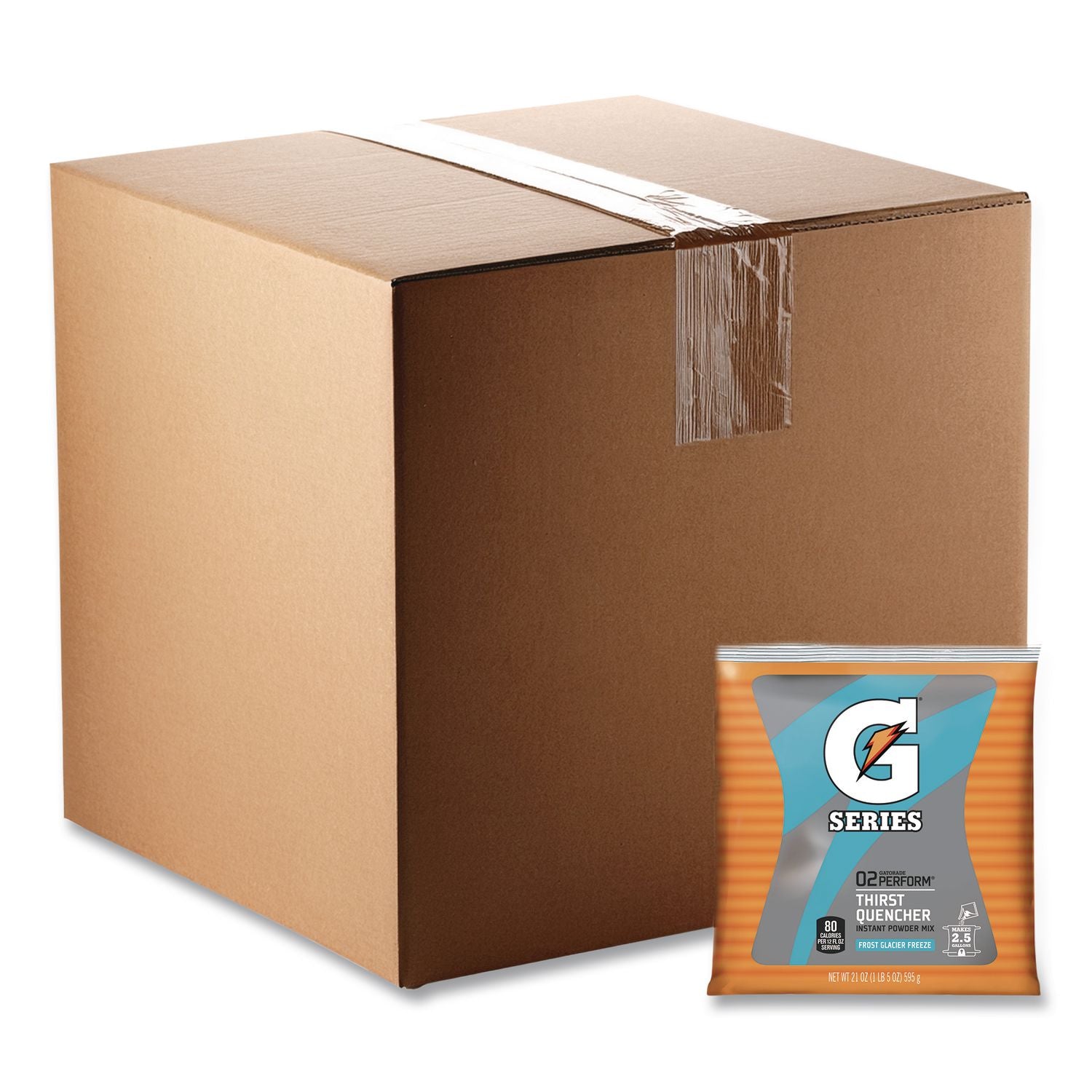 Powdered Drink Mix, Glacier Freeze, 21oz Packet, 32/Carton