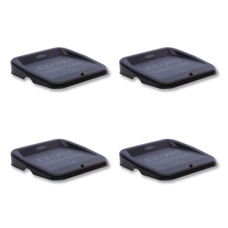 Ice Tote Lid, Black, 4/Carton