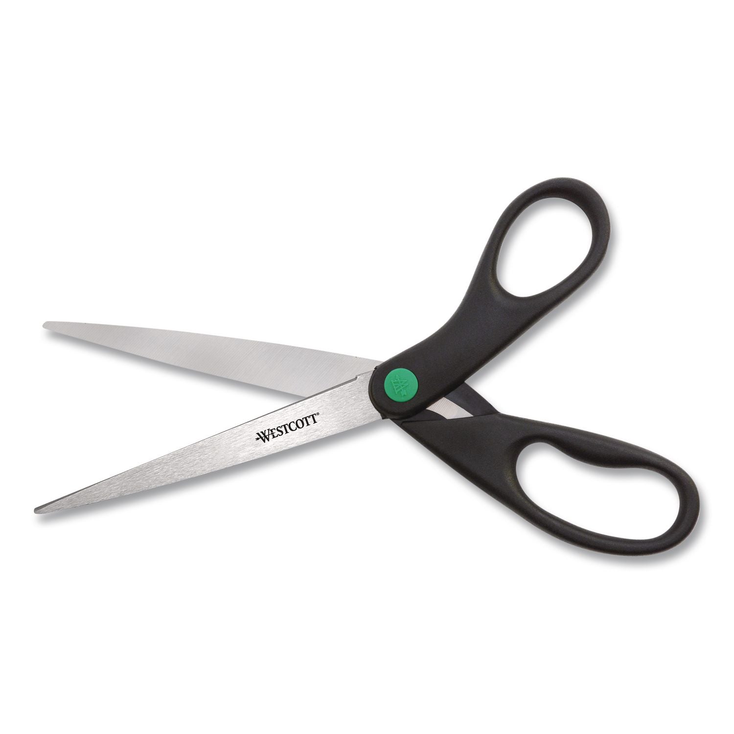 KleenEarth Scissors, 9" Long, 3.75" Cut Length, Black Straight Handle
