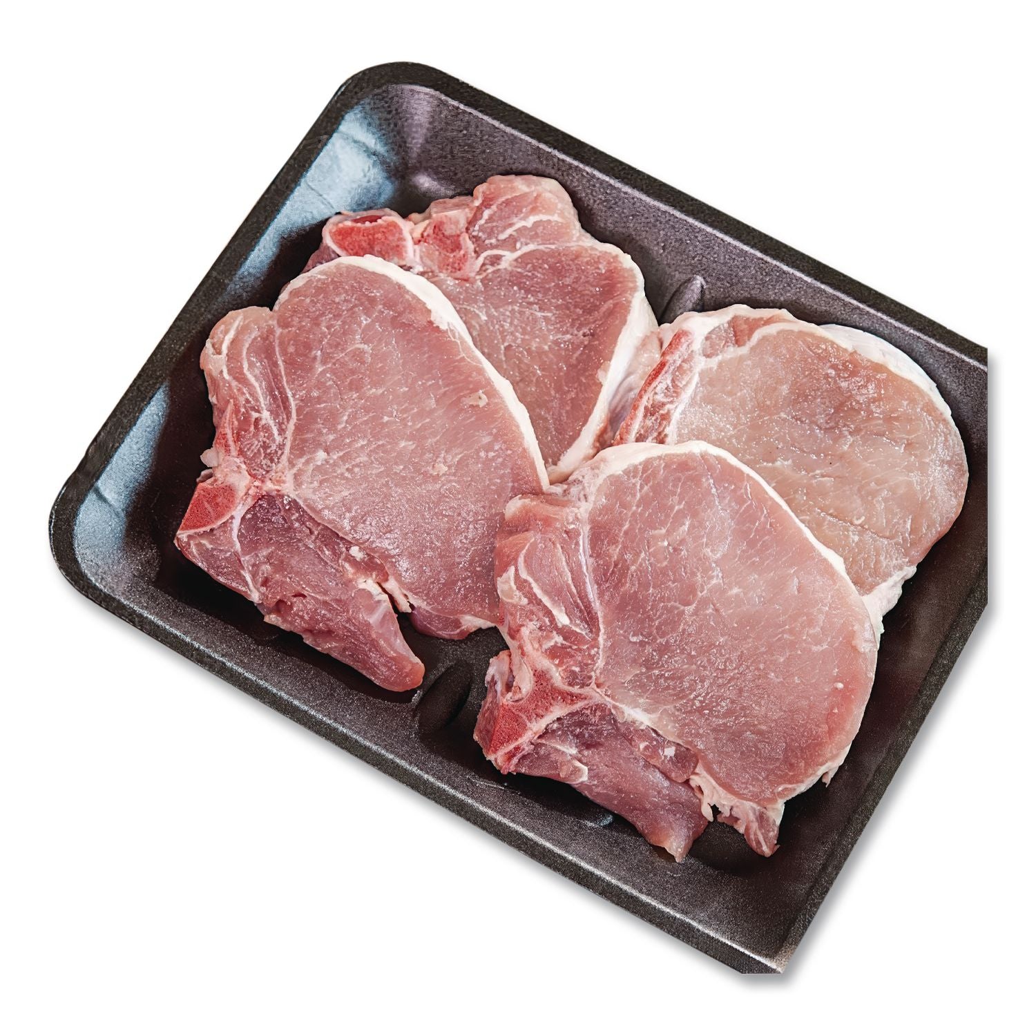 Supermarket Tray, #10S, 10.88 x 5.88 x 0.69, Black, Foam, 500/Carton
