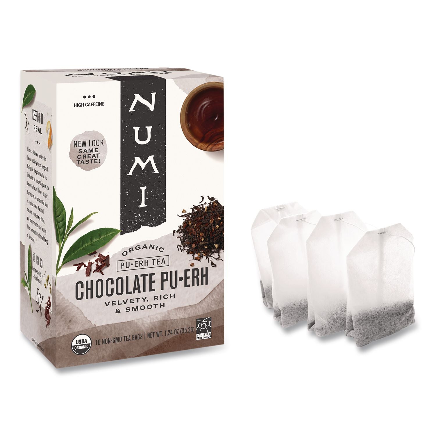 Organic Tea, Chocolate Puerh, 16/Box