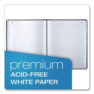 Log Book, List-Management Format with Medium/College Rule, Black/Red Cover, (150) 10.13 x 7.78 Sheets