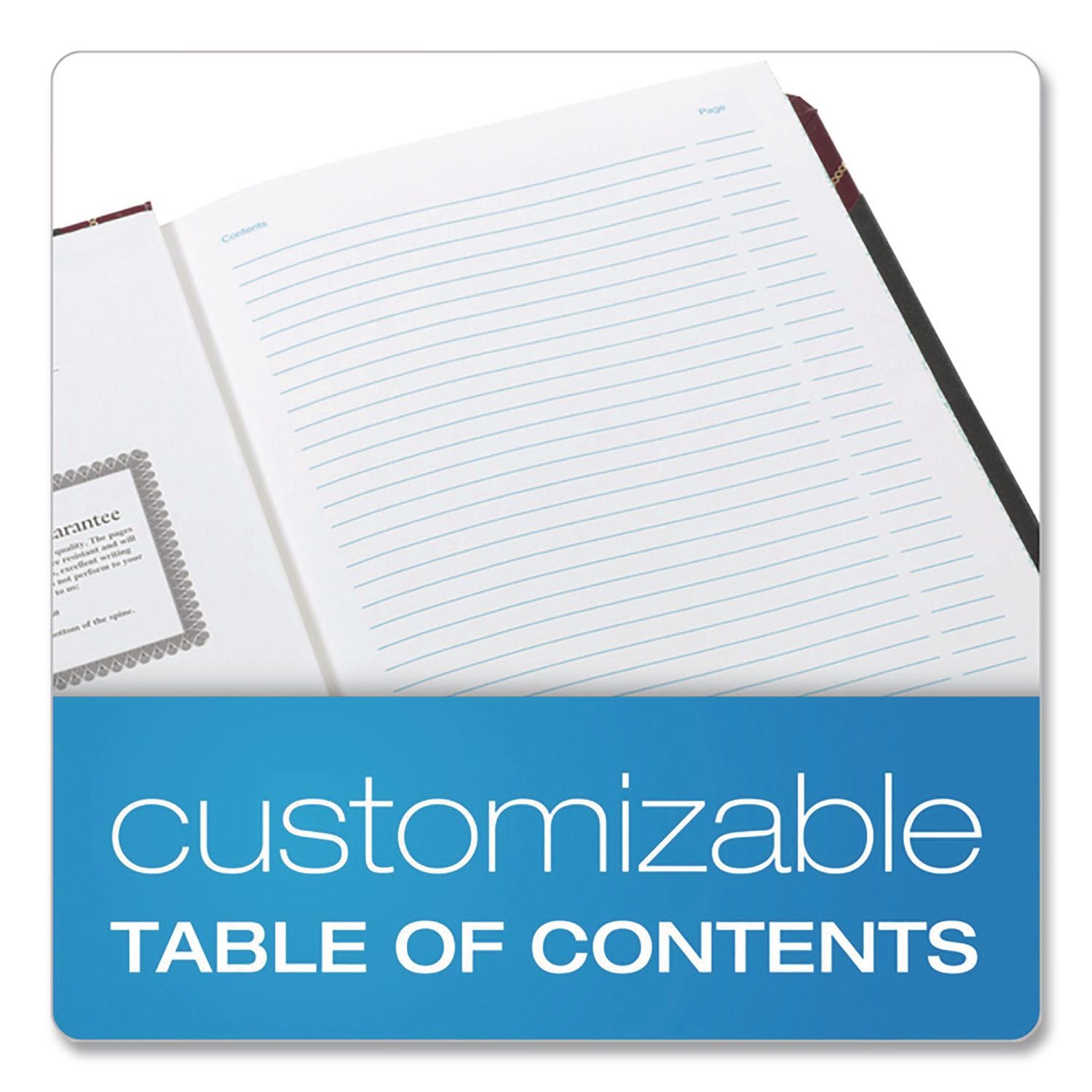 Log Book, List-Management Format with Medium/College Rule, Black/Red Cover, (150) 10.13 x 7.78 Sheets