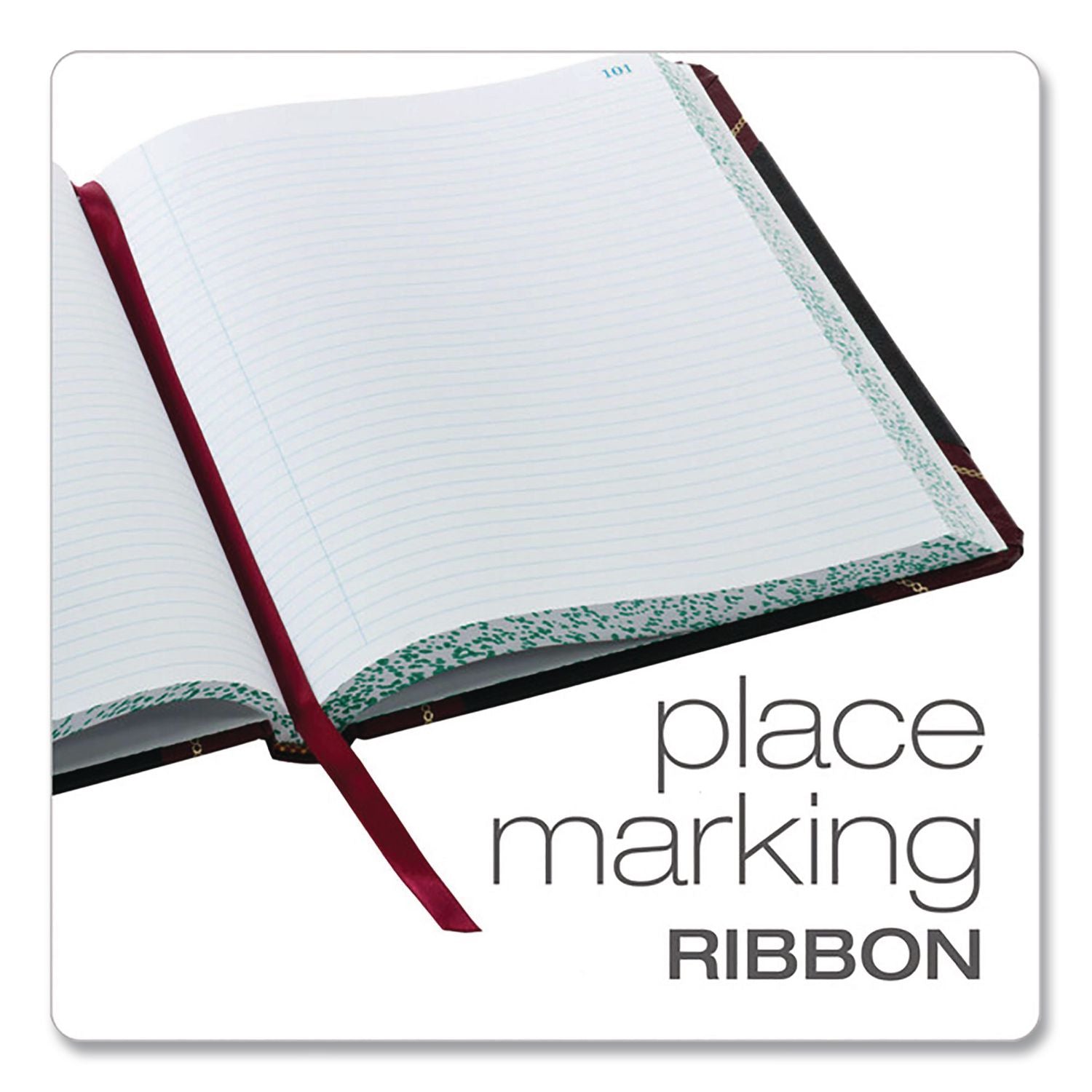 Log Book, List-Management Format with Medium/College Rule, Black/Red Cover, (150) 10.13 x 7.78 Sheets