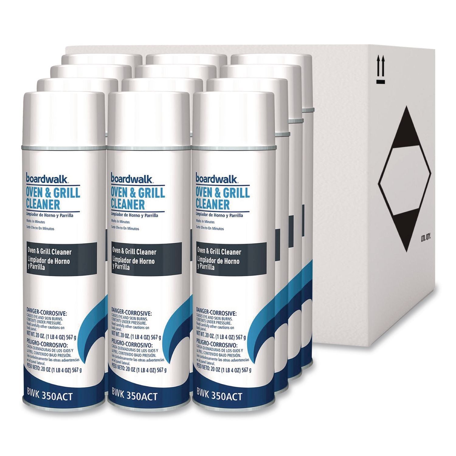 Oven and Grill Cleaner, 19 oz Aerosol Spray