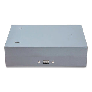 Combination Lockable Key Cabinet, 28-Key, Metal, Black, 7.75 x 3.25 x 11.5