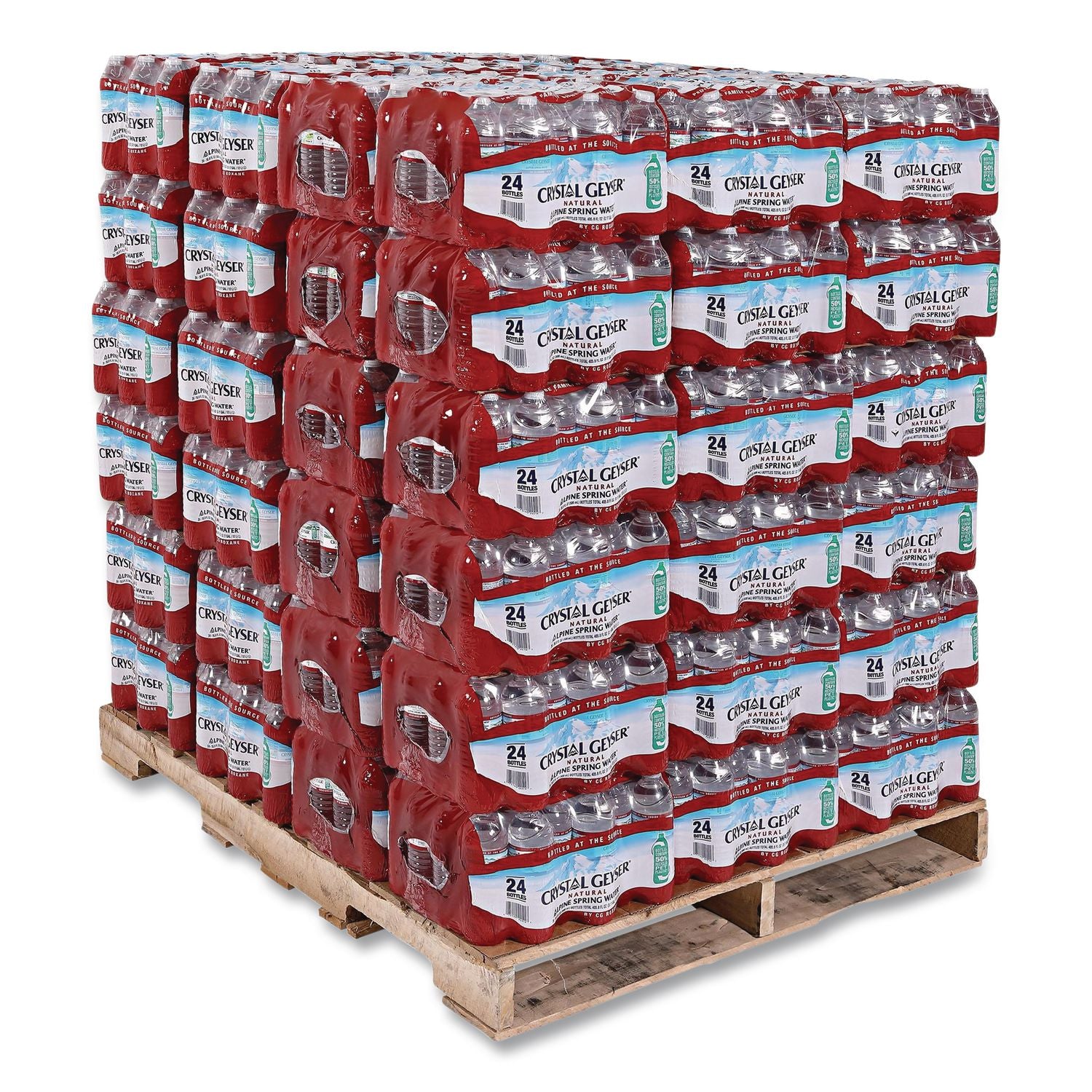 Alpine Spring Water, 16.9 oz Bottle, 24/Carton