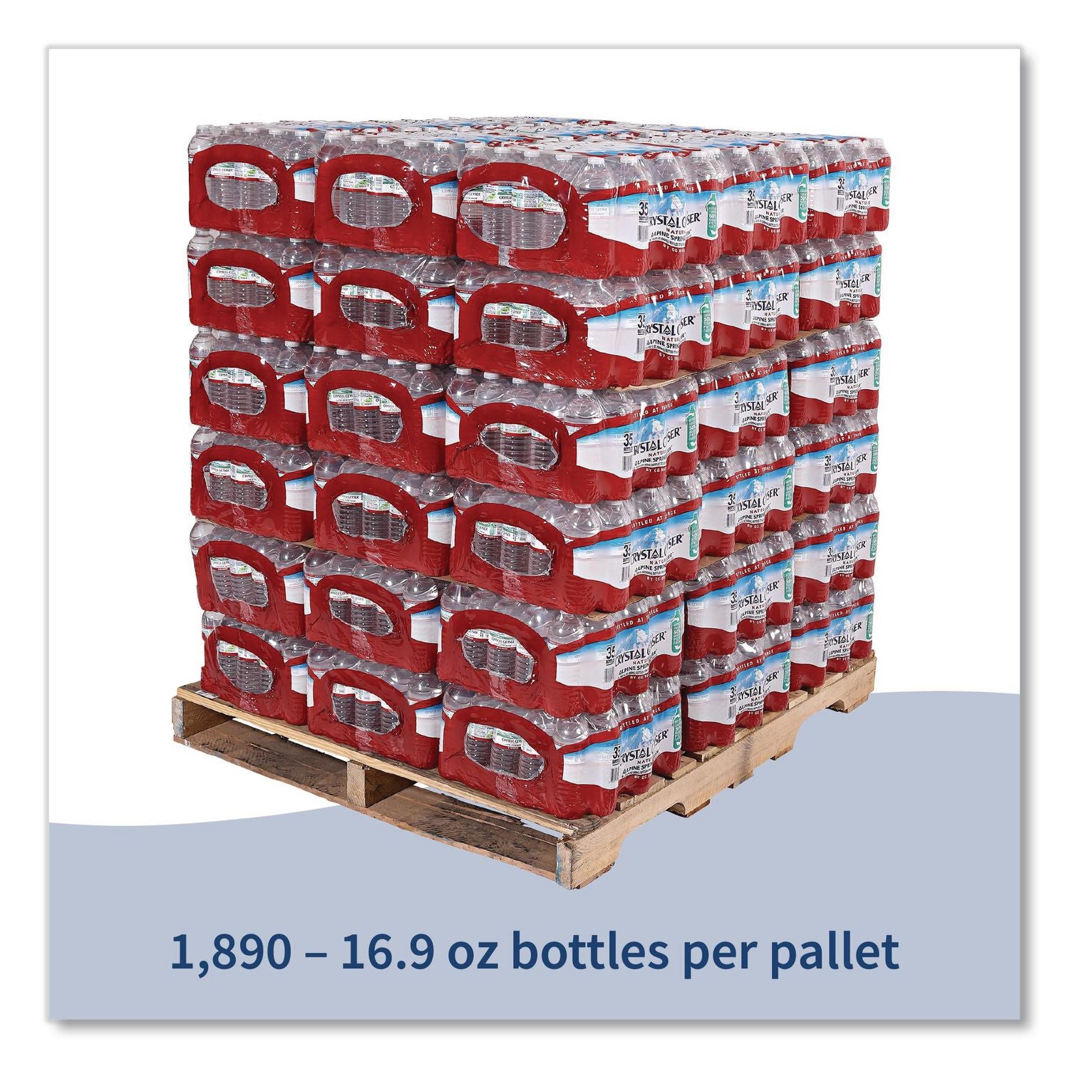 Alpine Spring Water, 16.9 oz Bottle, 35/Carton
