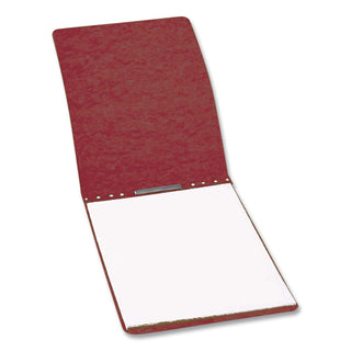 PRESSTEX Report Cover with Tyvek Reinforced Hinge, Two-Piece Prong Fastener, 3" Capacity, 8.5 x 11, Red/Red