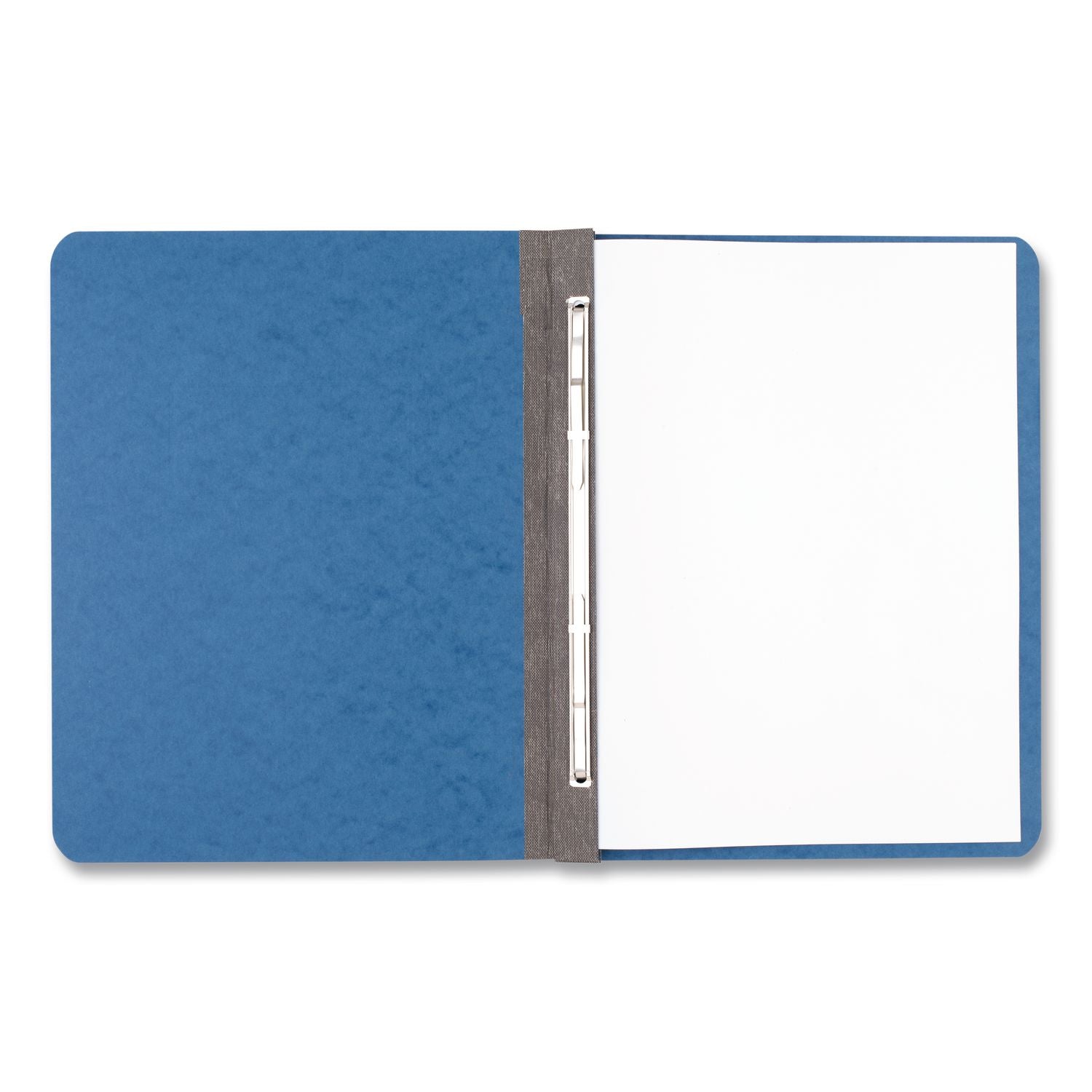 PRESSTEX Report Cover with Tyvek Reinforced Hinge, Side Bound, Two-Piece Prong Fastener, 3" Capacity, 8.5 x 11, Light Blue