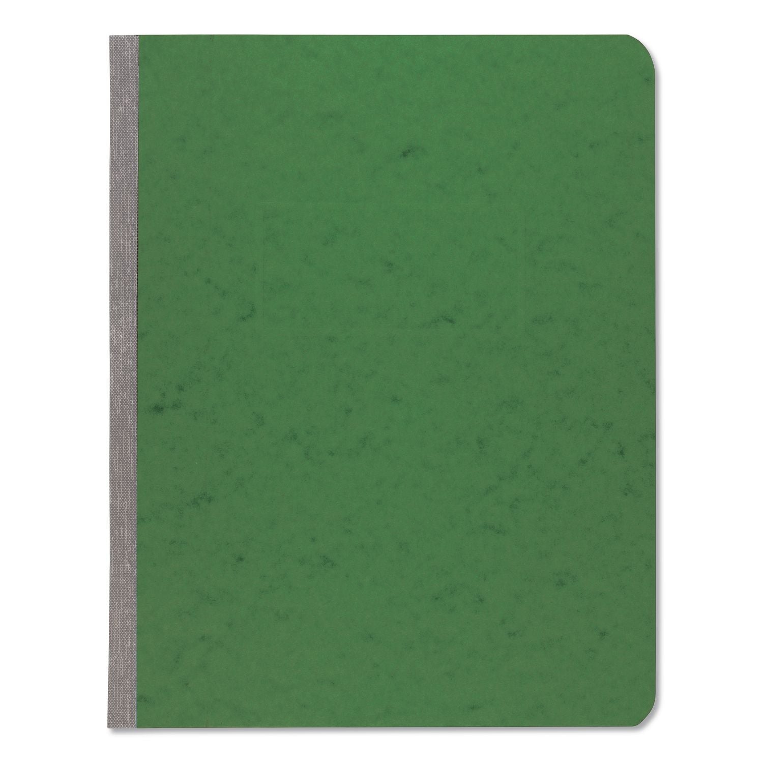 PRESSTEX Report Cover with Tyvek Reinforced Hinge, Side Bound, 2-Piece Prong Fastener, 8.5 x 11, 3" Capacity, Dark Green