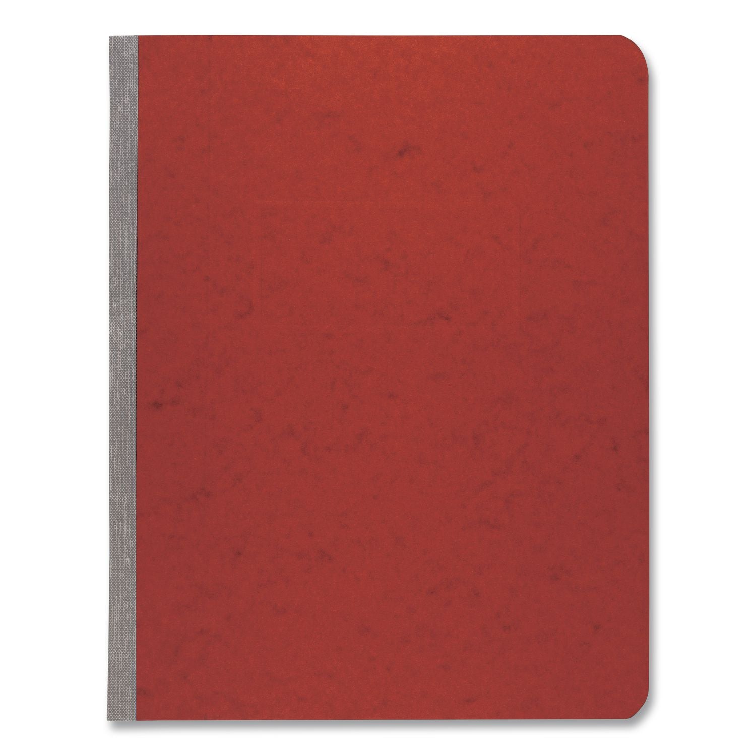 Pressboard Report Cover with Tyvek Reinforced Hinge, Two-Piece Prong Fastener, 3" Capacity, 8.5 x 11, Executive Red