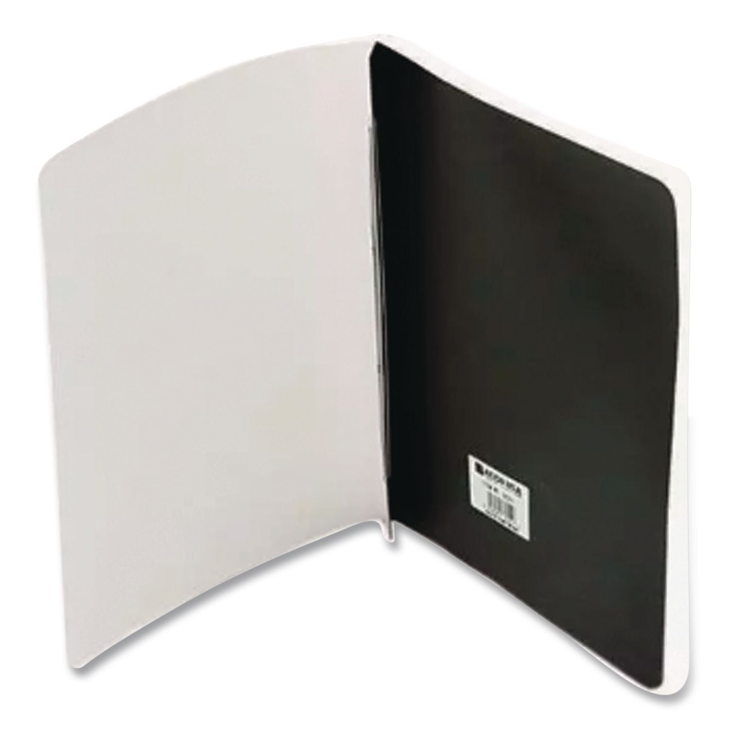 ACCOHIDE Frosted Front Report Cover, Prong Fastener, 3" Capacity, 500 Sheets, 8.5 x 11, Frosted/Black