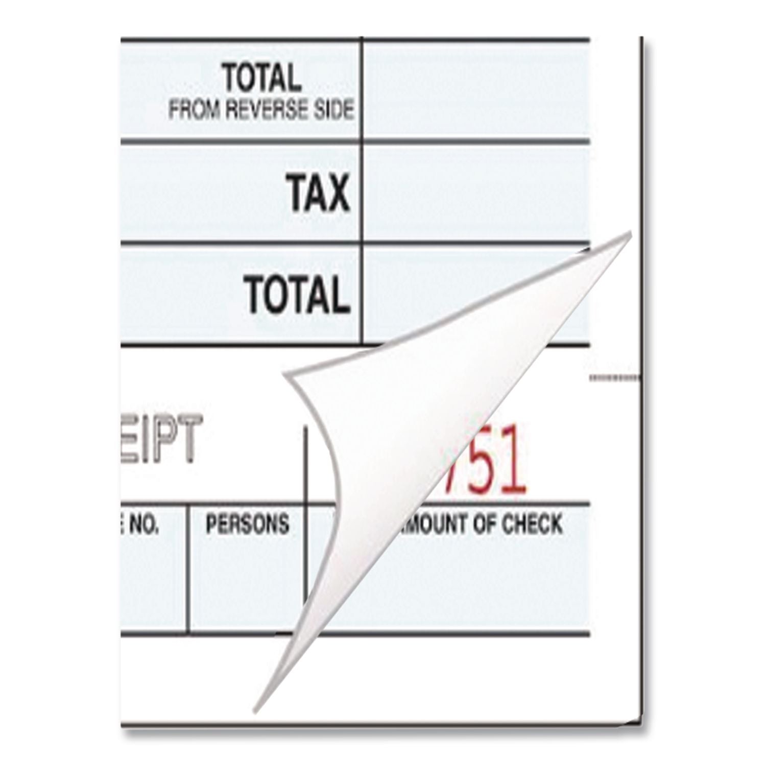 Guest Check Unit Set, Two-Part Carbonless, 6.75 x 4.25, 50 Forms/Pad, 5 Pads/Pack