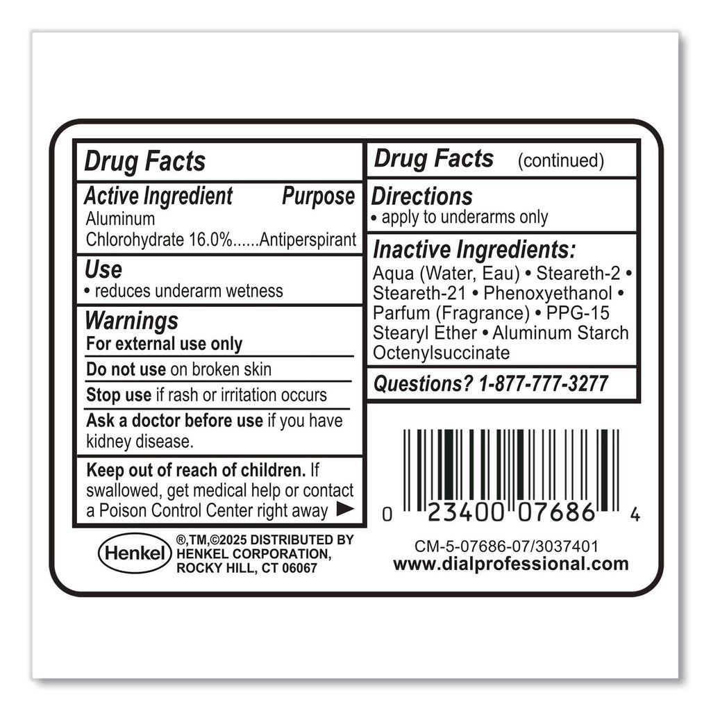 Anti-Perspirant Deodorant, Crystal Breeze, 1.5 oz, Roll-On Bottle, 48/Carton