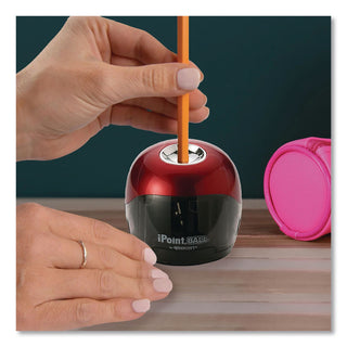 iPoint Ball Battery Sharpener, Battery-Powered, 3 x 3.25, Red/Black