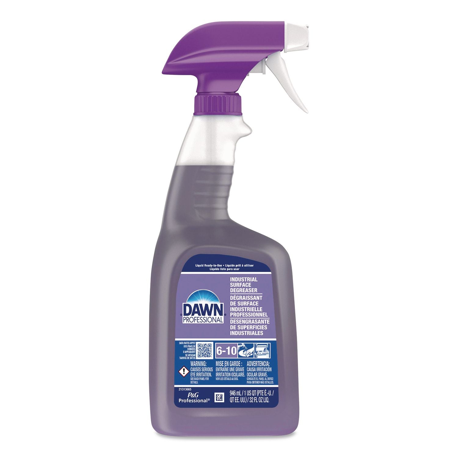 Heavy Duty Degreaser Spray, 32 oz Bottle, 6/Carton