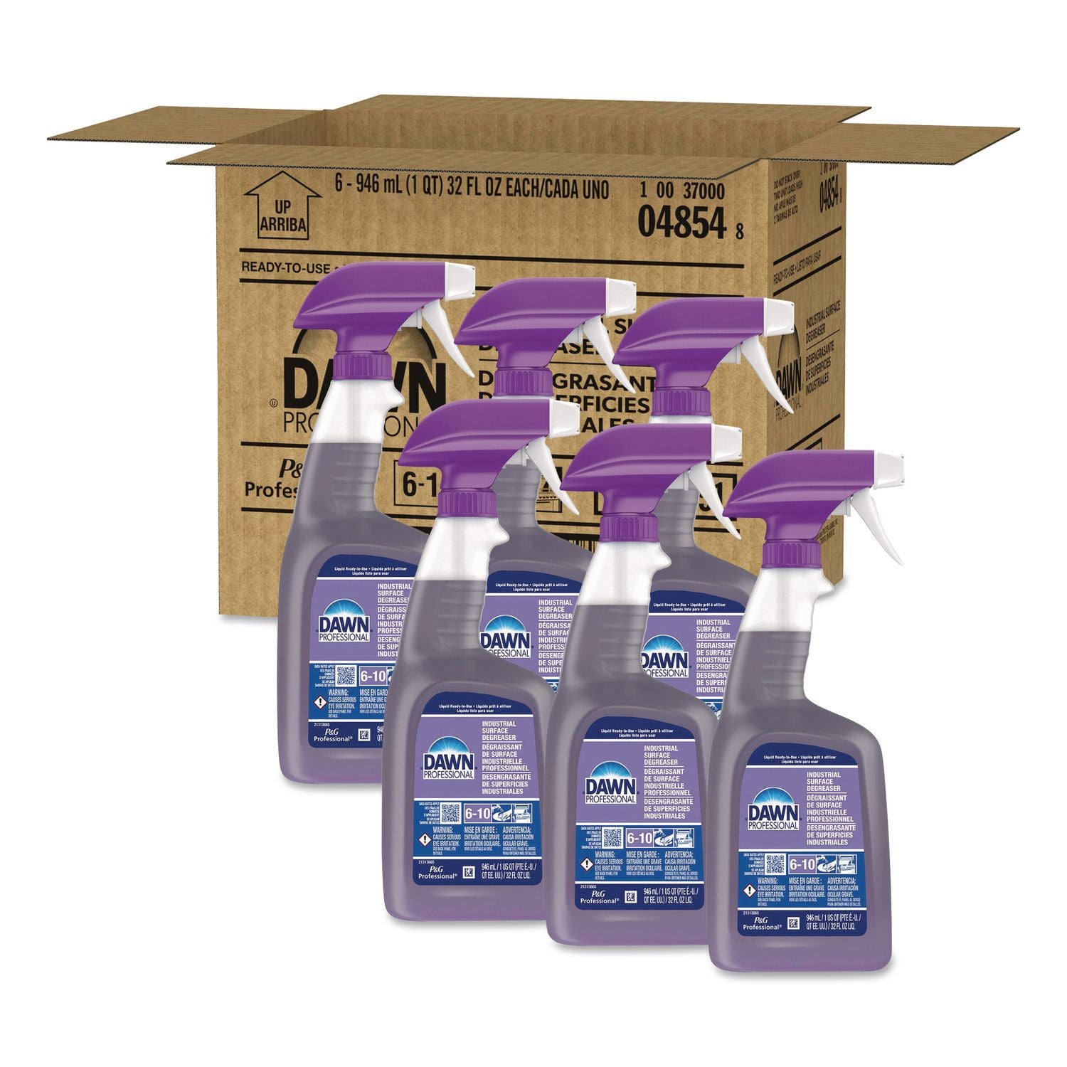 Heavy Duty Degreaser Spray, 32 oz Bottle, 6/Carton