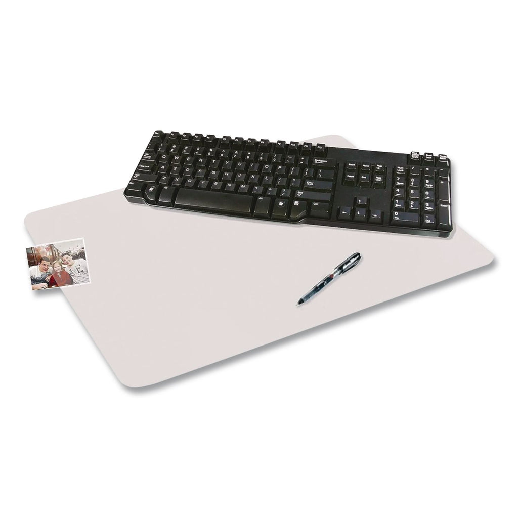Eco-Clear Desk Pad with Antimicrobial Protection, 17 x 22, Clear