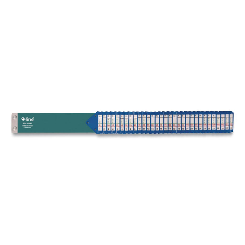 Heavy-Duty Indexed Sorter, 31 Dividers, Alpha/Numeric/Month/Date/Day Index, Letter Size, Blue Frame