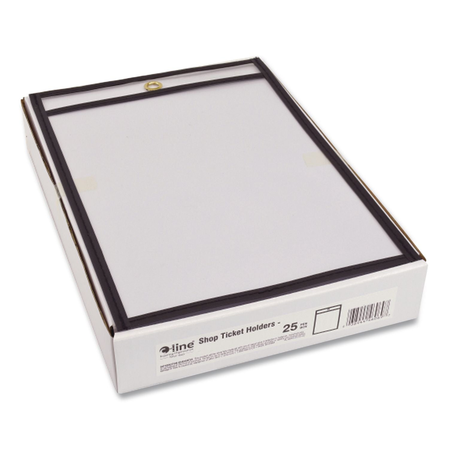 Shop Ticket Holders, Stitched, Both Sides Clear, 25 Sheets, 5 x 8, 25/Box