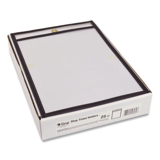 Shop Ticket Holders, Stitched, Both Sides Clear, 25 Sheets, 5 x 8, 25/Box