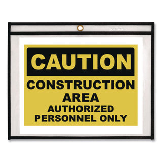 Shop Ticket Holders, Stitched, Sides Clear, 50 Sheets, 11 x 8.5, 25/Box