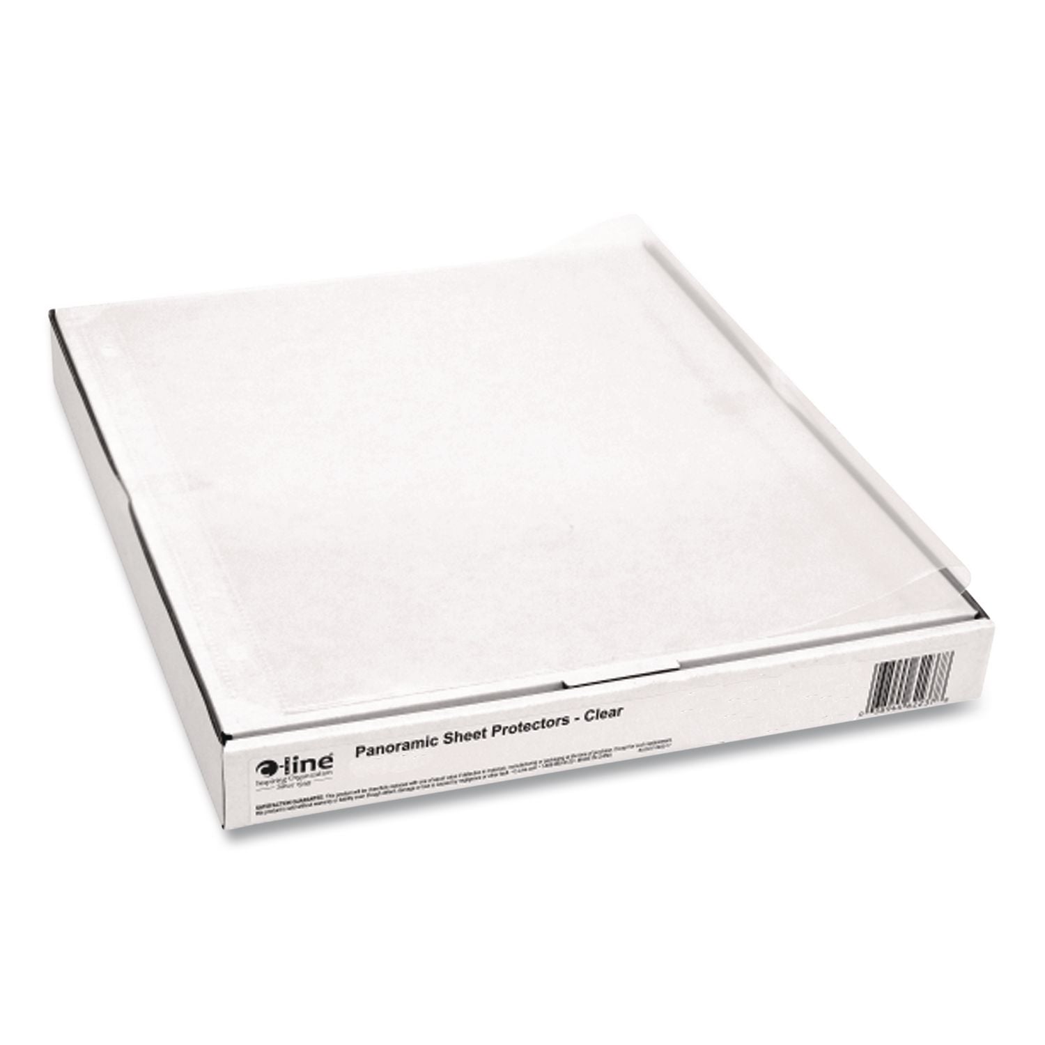 Panoramic Fold-Out Poly Sheet Protectors, Center Loading, Clear, 17 x 11, 25/Box