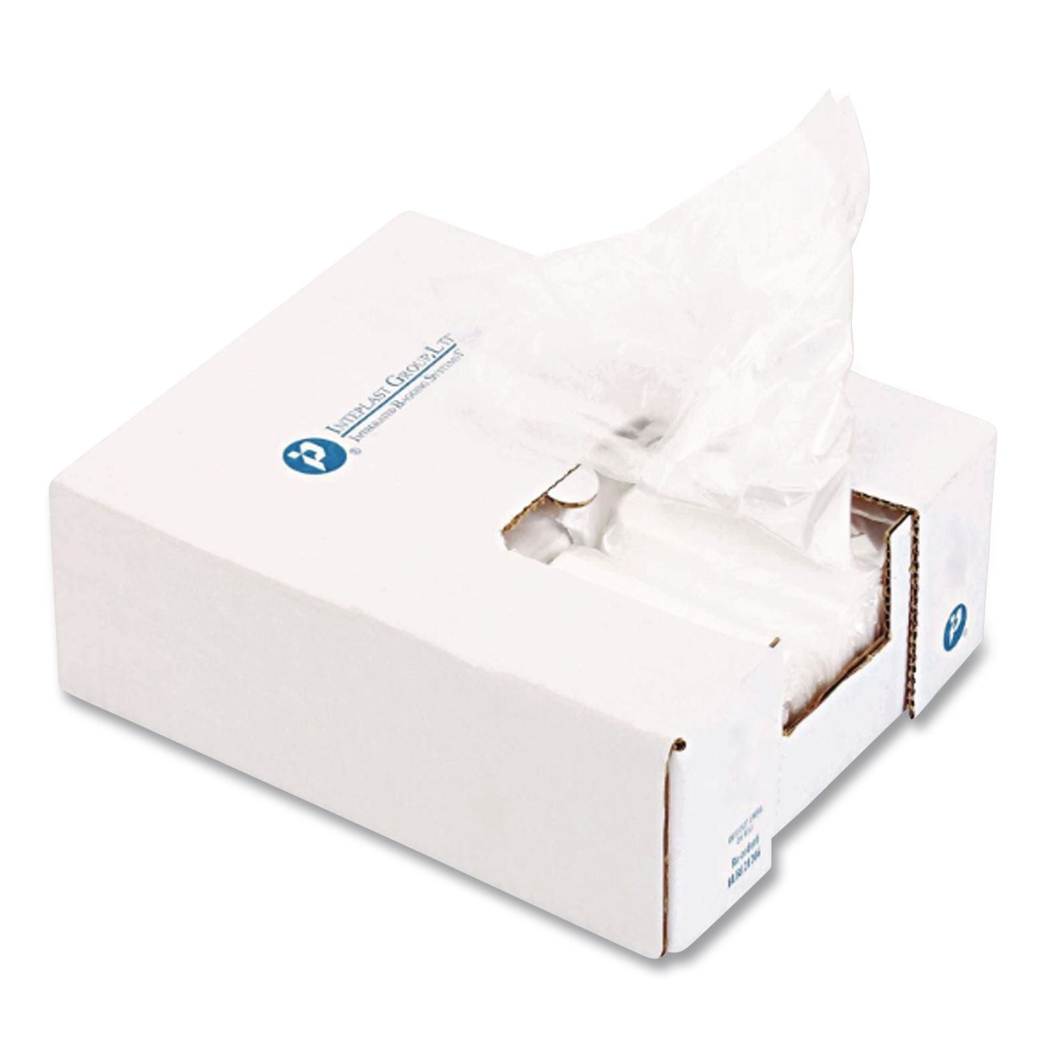 Ice Bucket Liner Bags, 3 qt, 0.24 mil, 12" x 12", Clear, 1,000/Carton