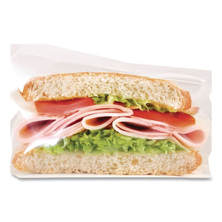 Food Bags, 0.36 mil, 6.75" x 6.75", Clear, 2,000/Carton