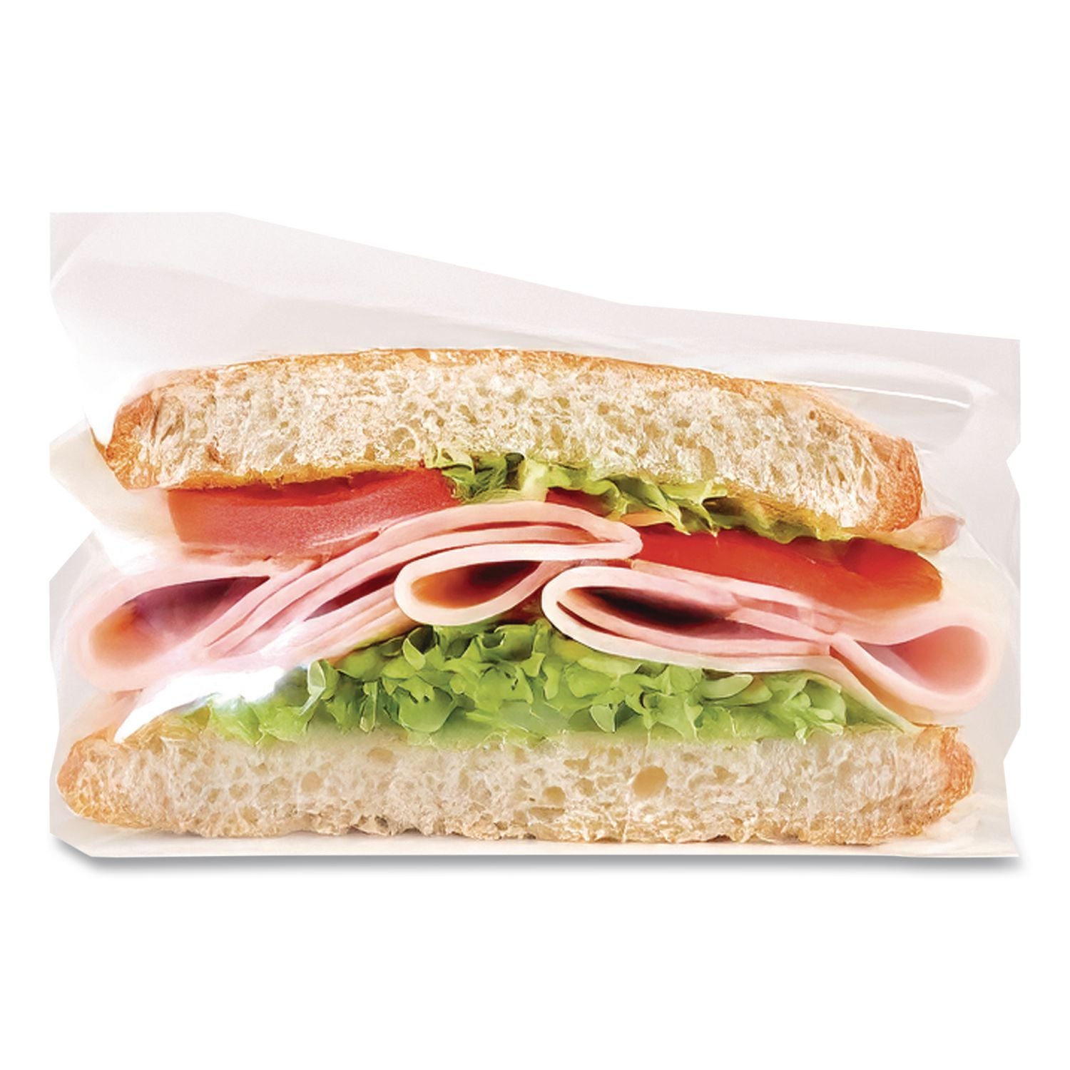 Food Bags, 0.36 mil, 6.75" x 6.75", Clear, 2,000/Carton