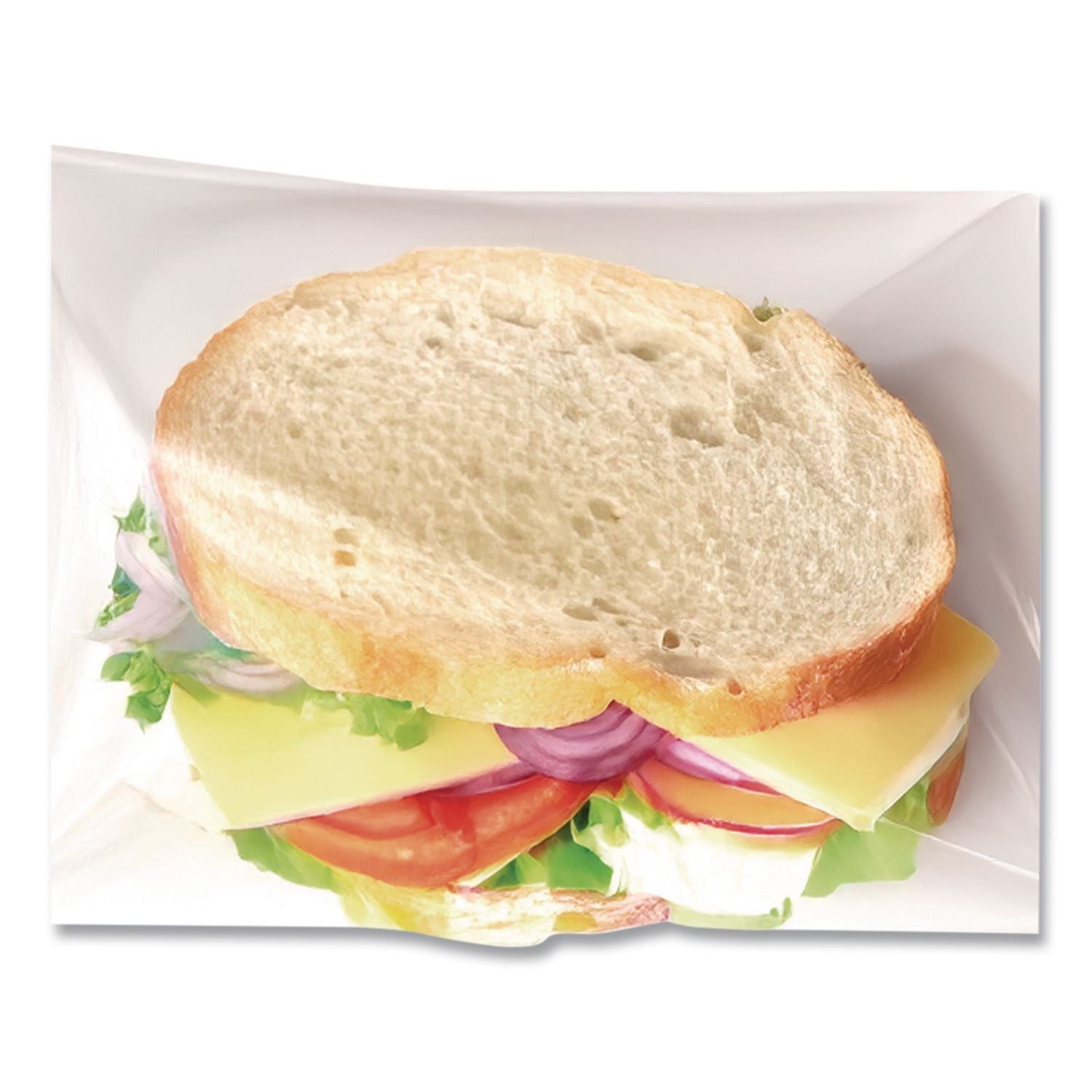 Food Bags, 0.36 mil, 6.75" x 6.75", Clear, 2,000/Carton