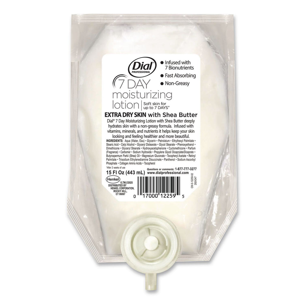 7-Day Moisturizing Lotion for Versa Dispenser, 15 oz, Refill Pouch