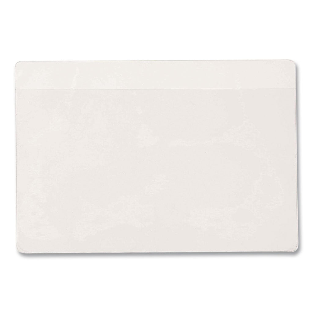 HOLD IT Poly Business Card Pocket, Top Load, 3.75 x 2.38, Clear, 10/Pack
