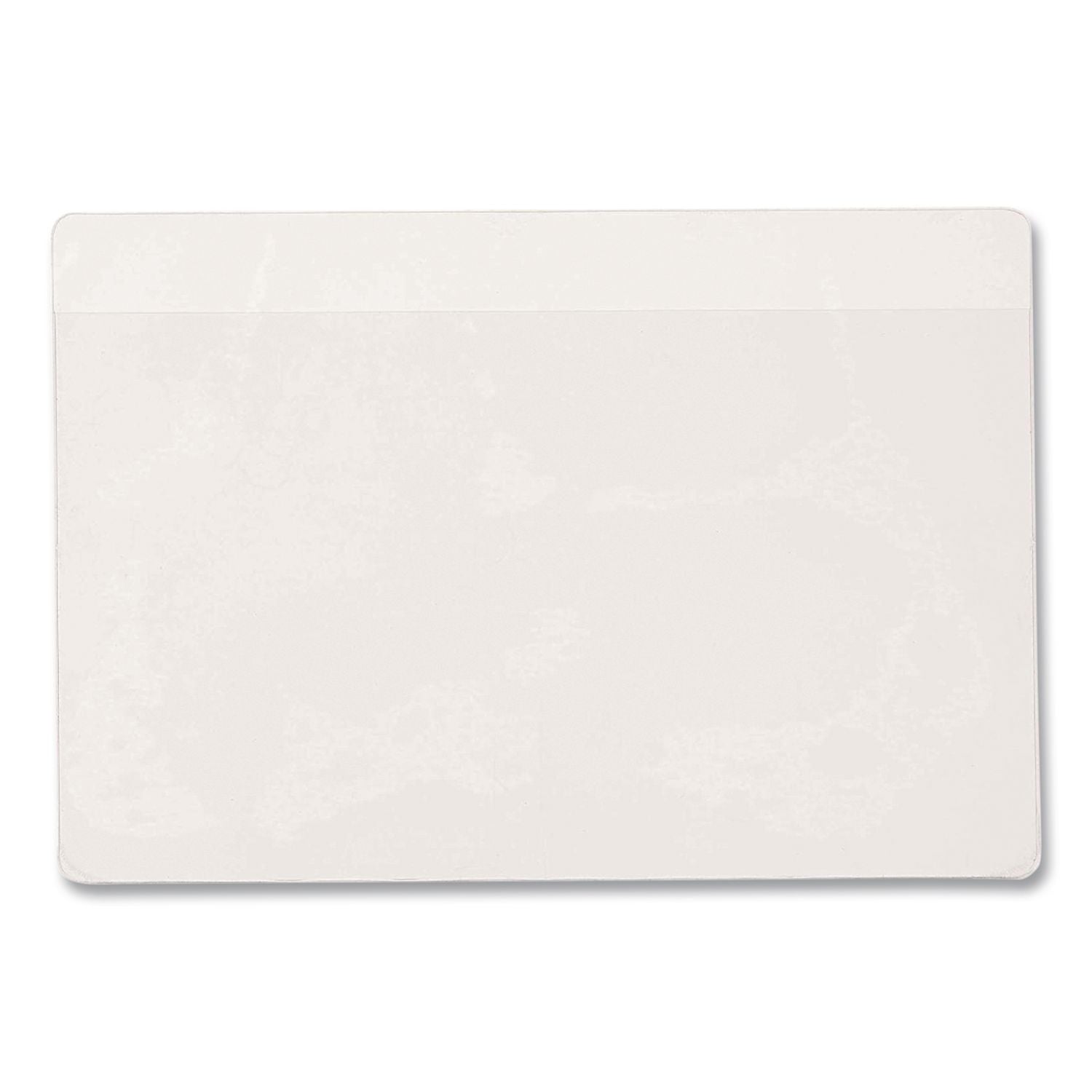 HOLD IT Poly Business Card Pocket, Top Load, 3.75 x 2.38, Clear, 10/Pack